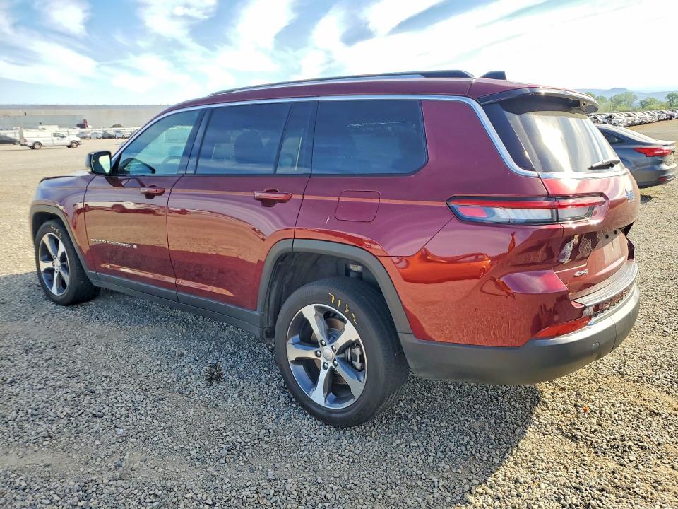 2023 Jeep Cherokee VIN 1C4RJKBG8P8887630 COPART salvage auction — FRONT END, Ca - Salvage Certificate, sold $7,100 on 2026-07-22 (photo 2)