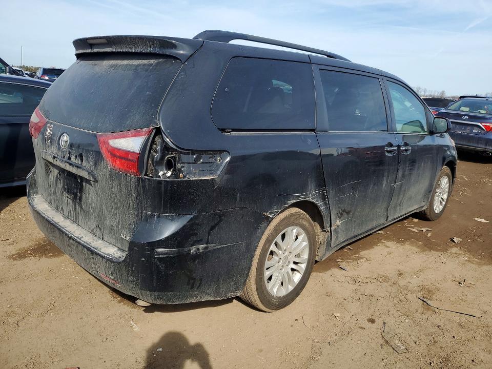 2016 Toyota Sienna VIN 5TDYK3DC6GS721319 COPART salvage auction — FRONT END, Il - Salvage Certificate, sold $3,500 on 2026-07-21 (photo 3)