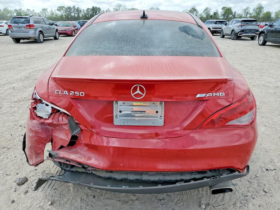 2016 Mercedes-benz Cla-klasse VIN WDDSJ4EB8GN393790 COPART salvage auction — REAR END, Tx - Salvage Vehicle Title, sold $1,300 on 2026-07-10 (photo 6)