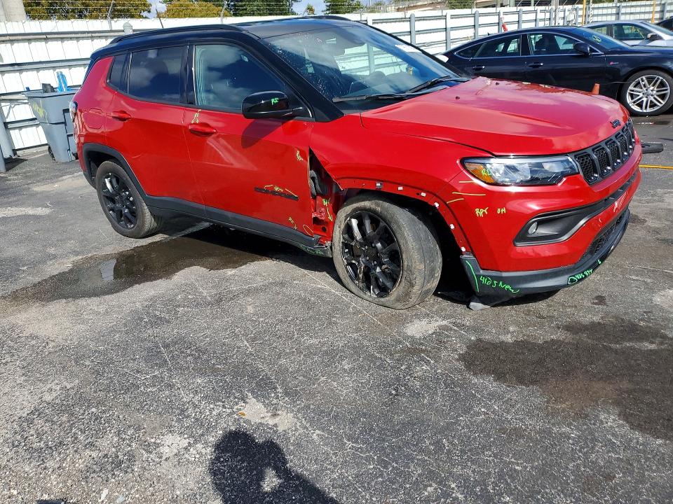 2023 Jeep Compass VIN 3C4NJDBNXPT528726 COPART salvage auction — FRONT END, Salvage Title, sold $5,600 on 2026-08-03 (photo 4)