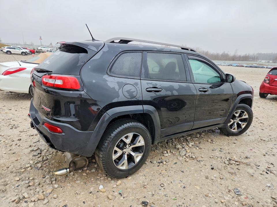 2014 Jeep Cherokee VIN 1C4PJMBS9EW188216 COPART salvage auction — FRONT END, Mi - Certificate Of Title, sold $875 on 2026-07-02 (photo 3)