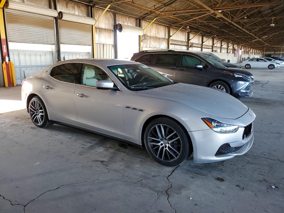 2015 Maserati Ghibli VIN ZAM57RTA6F1154222 COPART salvage auction — MINOR DENT/SCRATCHES, Salvage Title, sold $1,950 on 2026-08-10 (photo 4)
