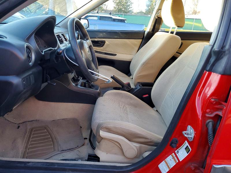 2006 Subaru Impreza VIN JF1GG68636G802540 COPART salvage auction — FRONT END, CO - PUBLIC - SALVAGE TITLE, sold $250 on 2026-07-16 (photo 7)