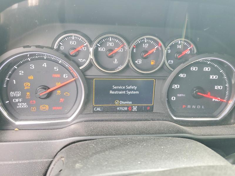 2019 Chevrolet Silverado VIN 1GCUYDED6KZ148701 COPART salvage auction — FRONT END, Ma - Cert Of Title-Salvage, sold $8,000 on 2026-08-26 (photo 9)