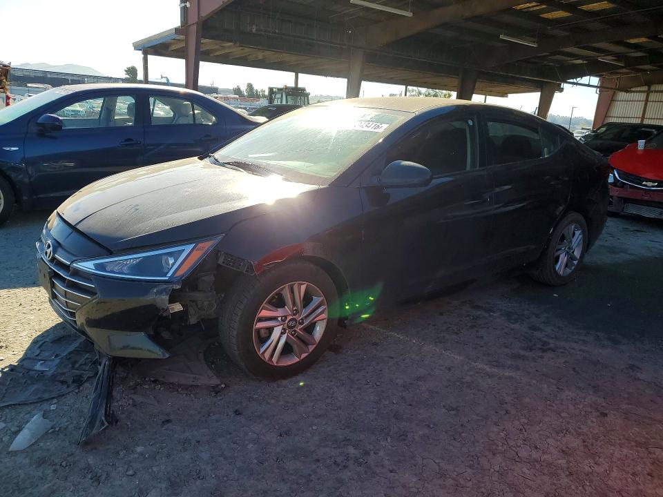2019 Hyundai Elantra VIN 5NPD84LF1KH485787 COPART salvage auction — FRONT END, Salvage Title, sold $925 on 2026-07-20 (photo 1)