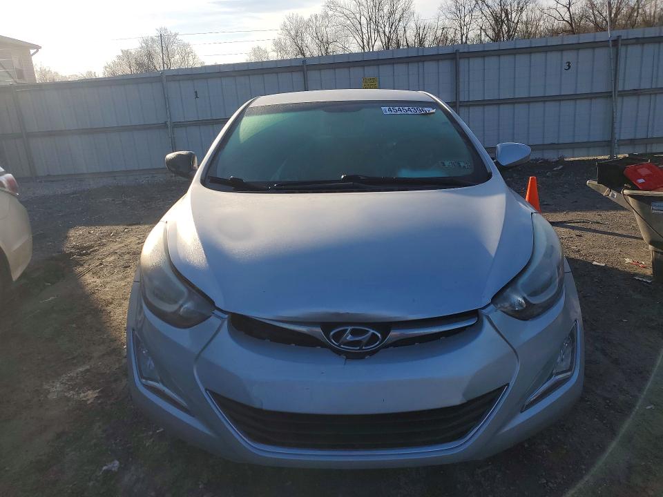 2015 Hyundai Elantra VIN KMHDH4AE3FU261938 COPART salvage auction — FRONT END, Salvage Title, sold $550 on 2026-07-16 (photo 5)