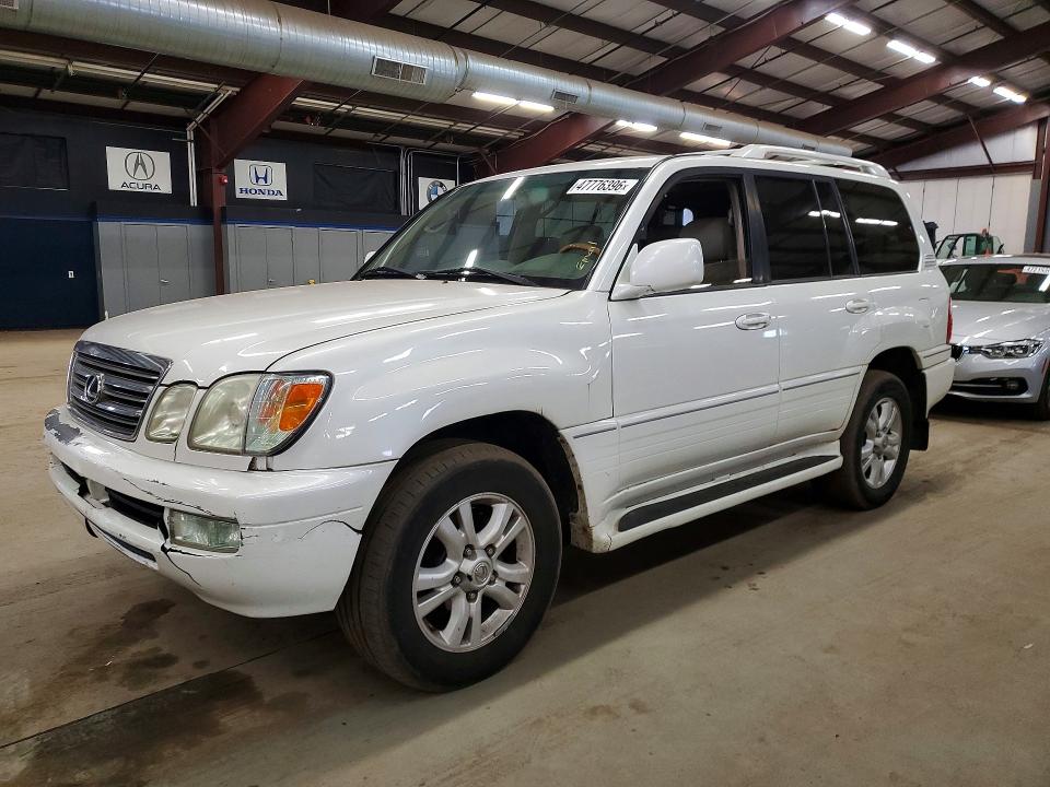 2004 Lexus Lx 470 VIN JTJHT00W343543665 COPART salvage auction — FRONT END, Ct - Certificate Of Title (P), sold $6,000 on 2026-07-27 (photo 1)