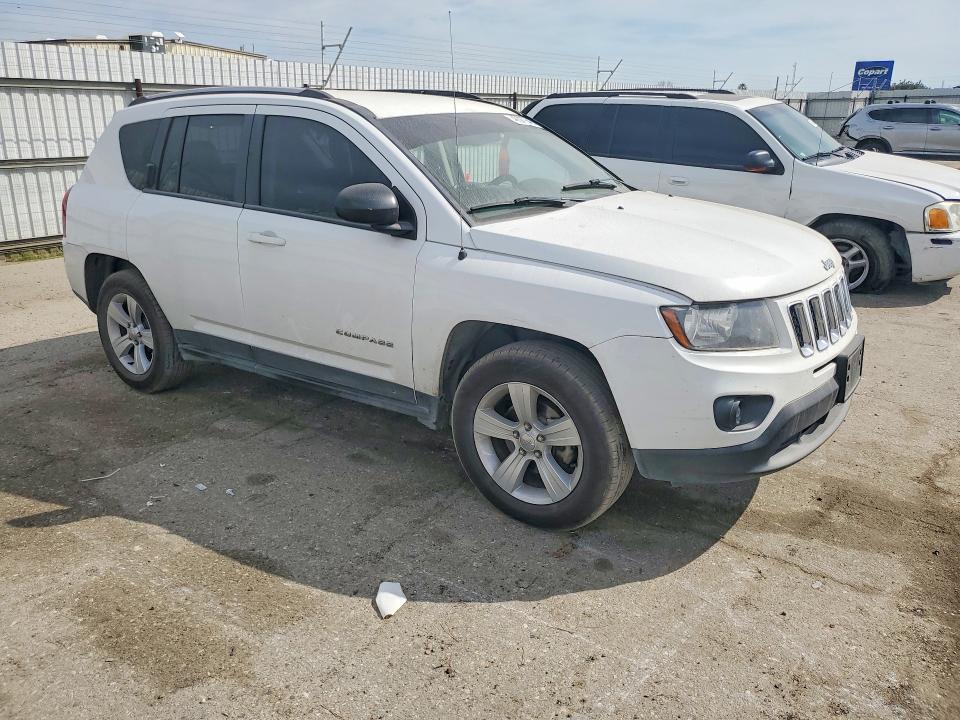2017 Jeep Compass VIN 1C4NJCBA4HD147260 COPART salvage auction — SIDE, Ca - Salvage Certificate, sold $450 on 2026-07-10 (photo 4)