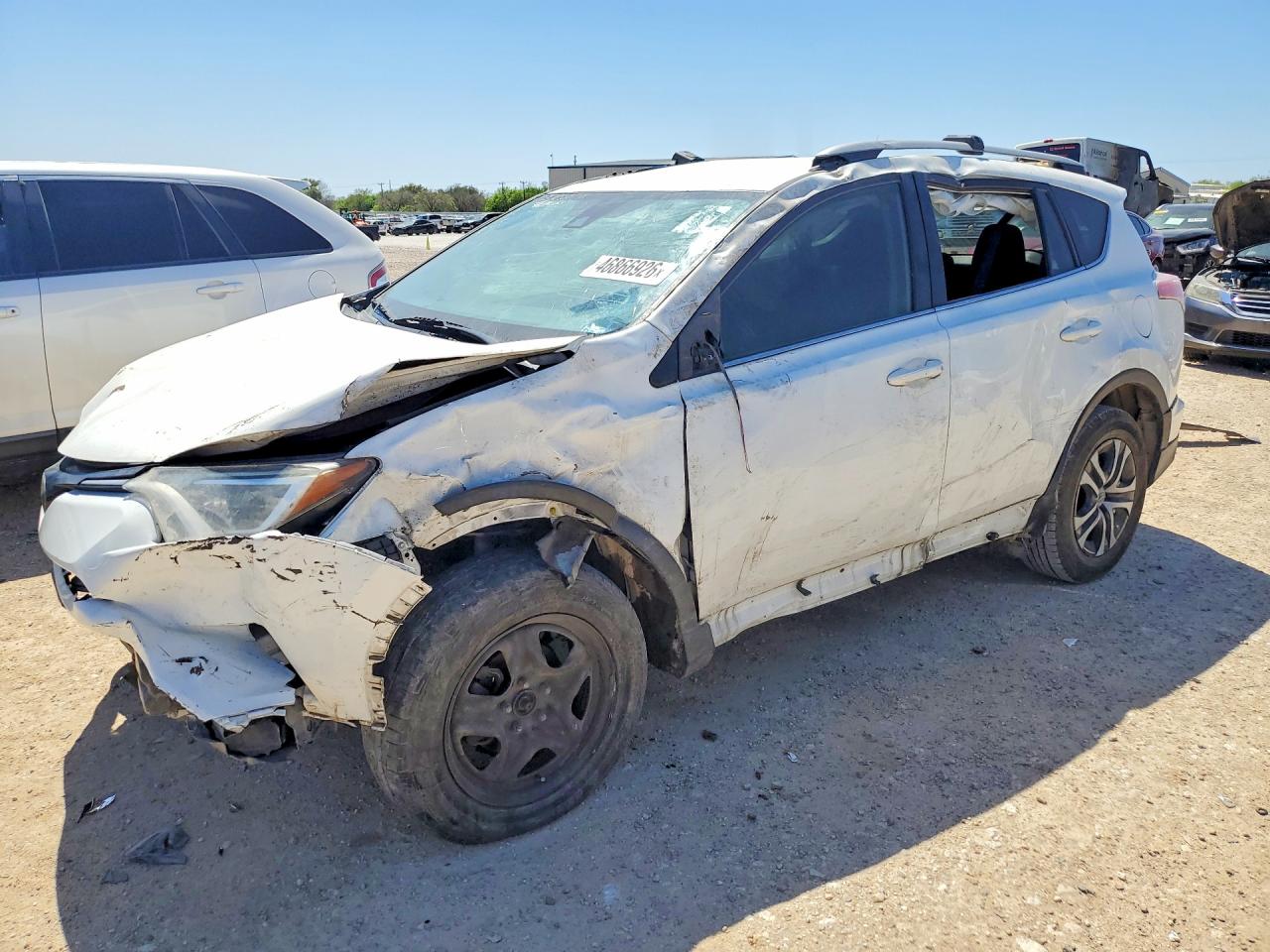 2018 Toyota RAV4 VIN JTMZFREV4JJ729595 COPART salvage auction — All Over, TX - CERTIFICATE OF TITLE, sold $5,600 on 2026-07-08 (photo 1)
