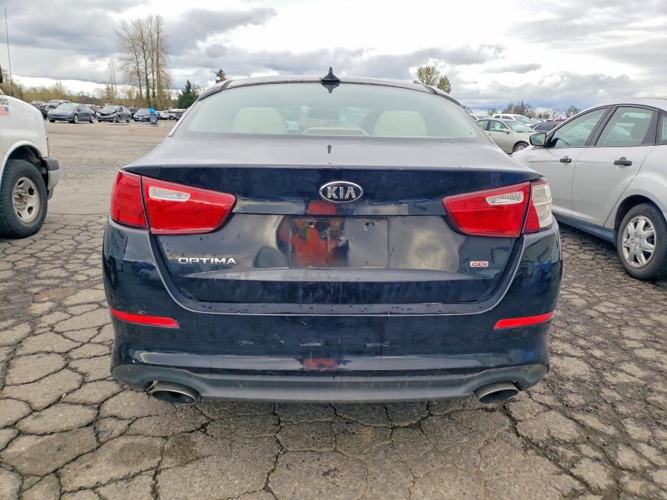 2015 Kia Optima VIN 5XXGM4A72FG459723 COPART salvage auction — REAR END, Or - Lien Papers, Clean Title, sold $300 on 2026-07-20 (photo 6)