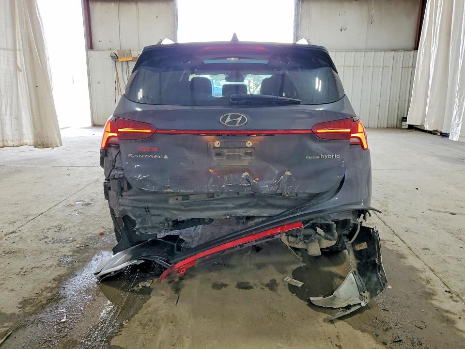 2022 Hyundai Santa fe VIN KM8S5DA10NU053320 COPART salvage auction — REAR END, Tx - Salvage Vehicle Title, sold $13,400 on 2026-07-13 (photo 6)