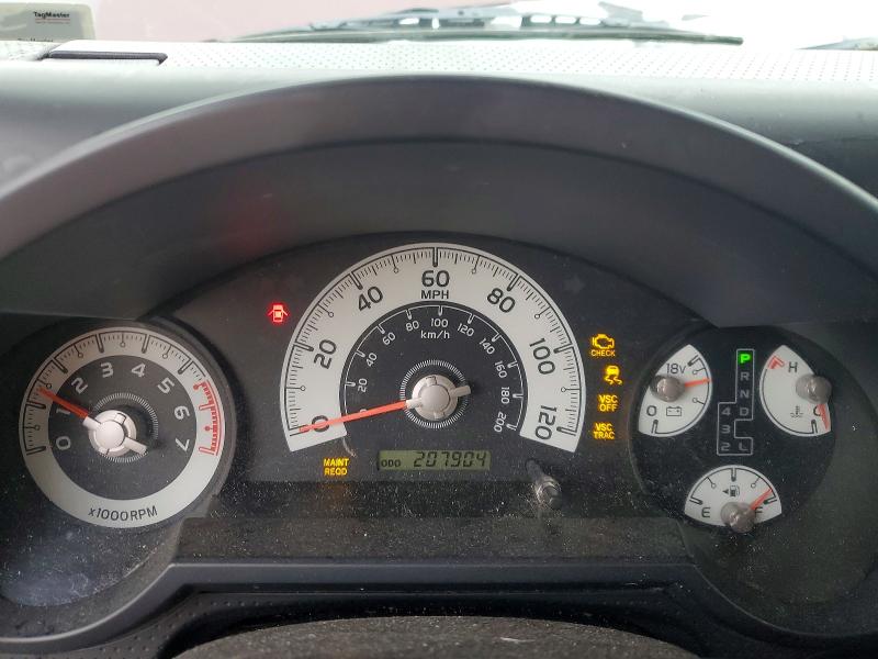 2007 Toyota Fj cruiser VIN JTEBU11F570078060 COPART salvage auction — FRONT END, In - Cert Of Title-Salvage Title, sold $3,200 on 2026-07-21 (photo 9)