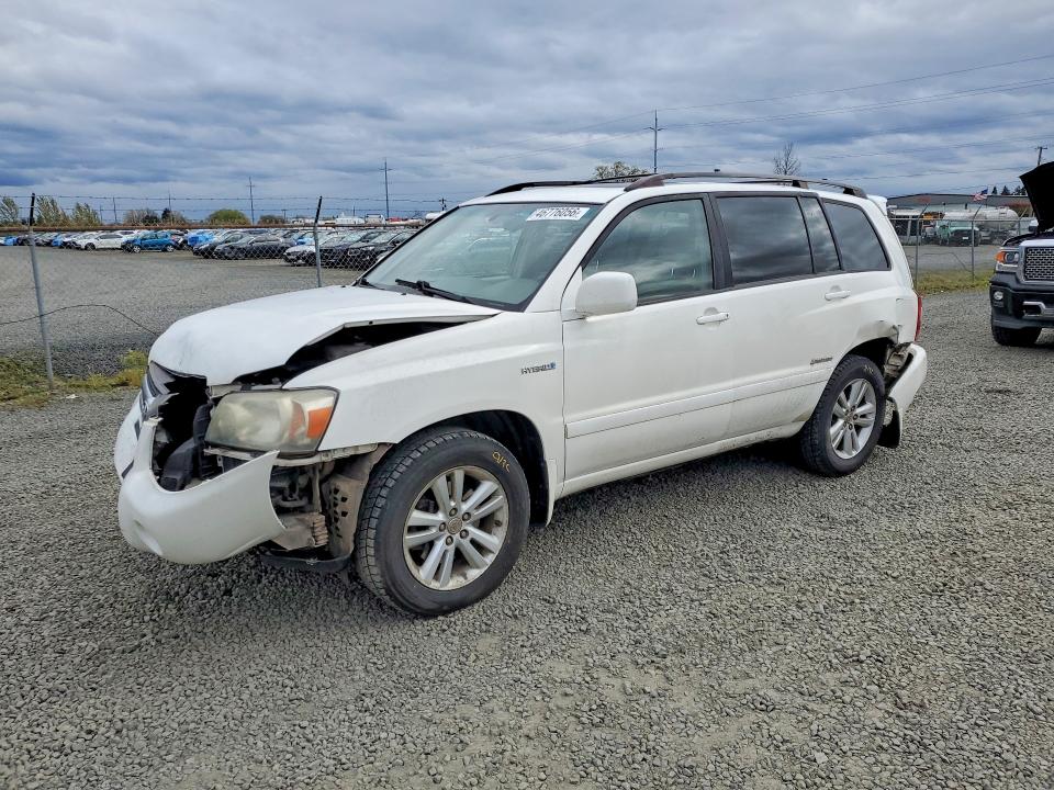 2006 Toyota Highlander hybrid VIN JTEEW21AX60019991 COPART salvage auction — REAR END, Or - Lien Papers Salvage, sold $200 on 2026-07-14 (photo 1)