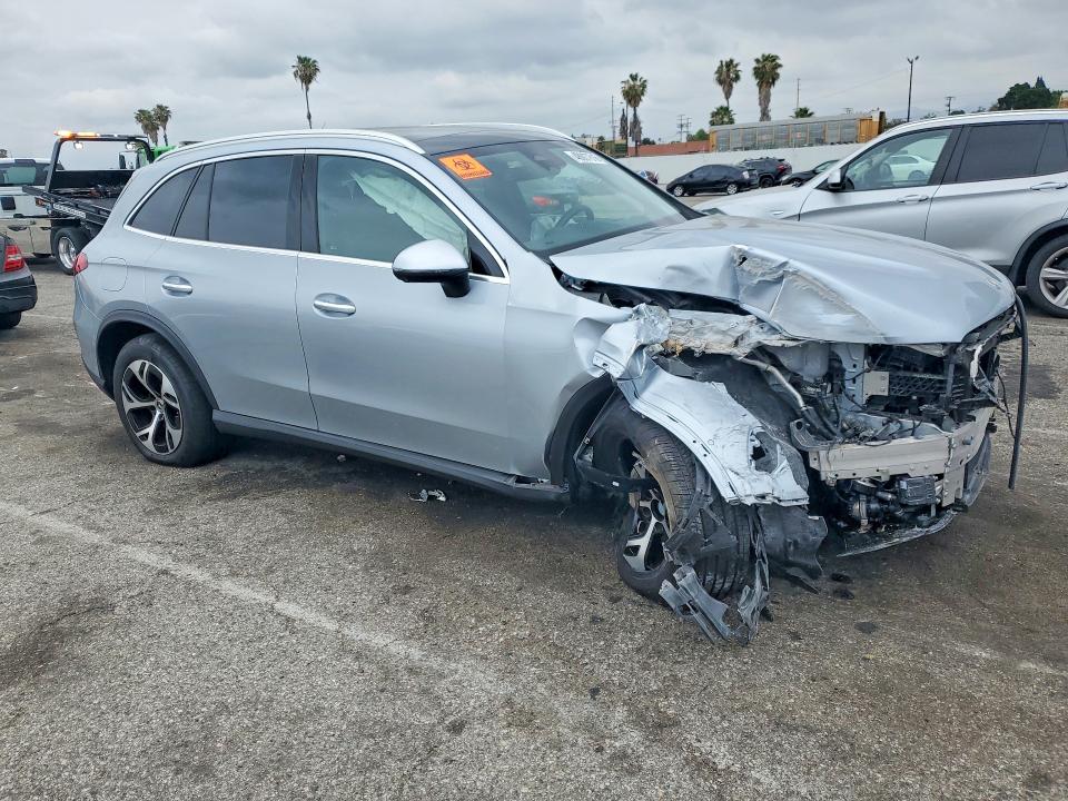 2025 Mercedes-benz Glc VIN W1NKM5GB4SF285912 COPART salvage auction — FRONT END, Ca - Salvage Certificate, sold $23,600 on 2026-07-24 (photo 4)