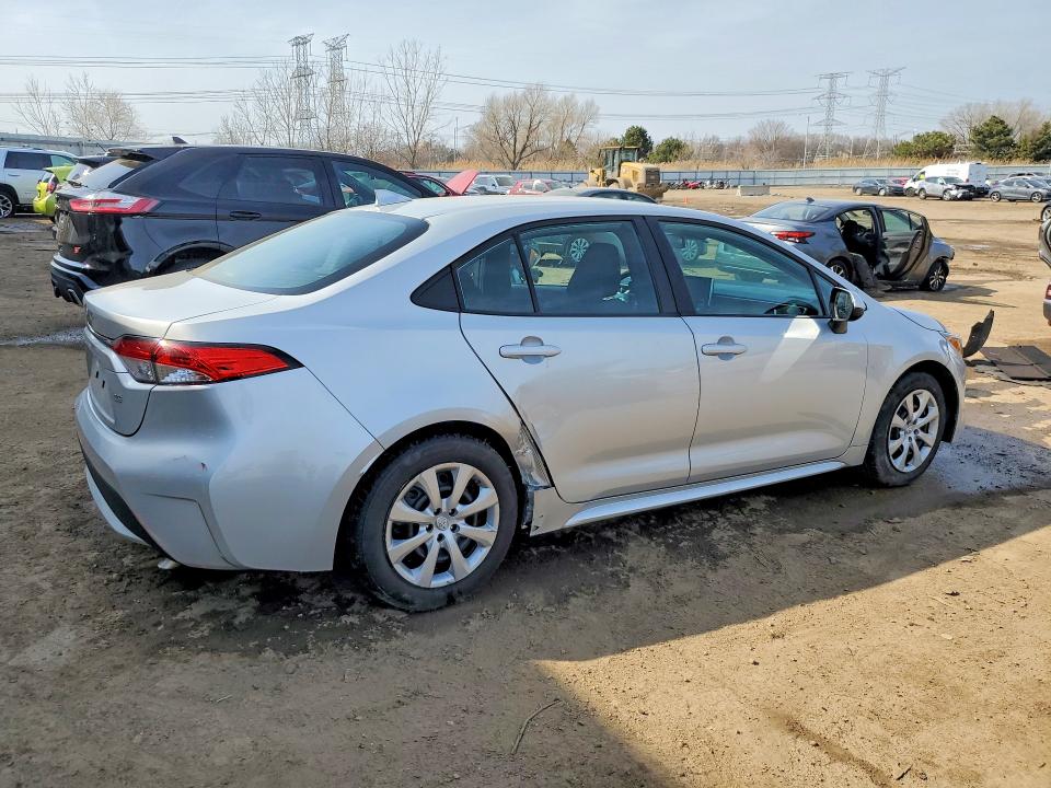 2021 Toyota Corolla VIN 5YFEPMAE9MP219831 COPART salvage auction — REAR END, Fl - Certificate Of Destruction, sold $4,150 on 2026-07-14 (photo 3)