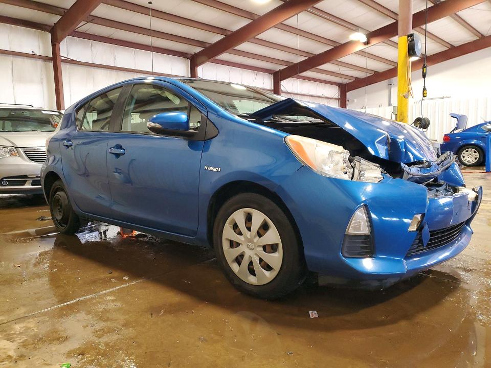 2013 Toyota VIN JTDKDTB31D1534873 COPART salvage auction — FRONT END, Pa - Certificate Of Salvage, sold $175 on 2026-07-10 (photo 4)