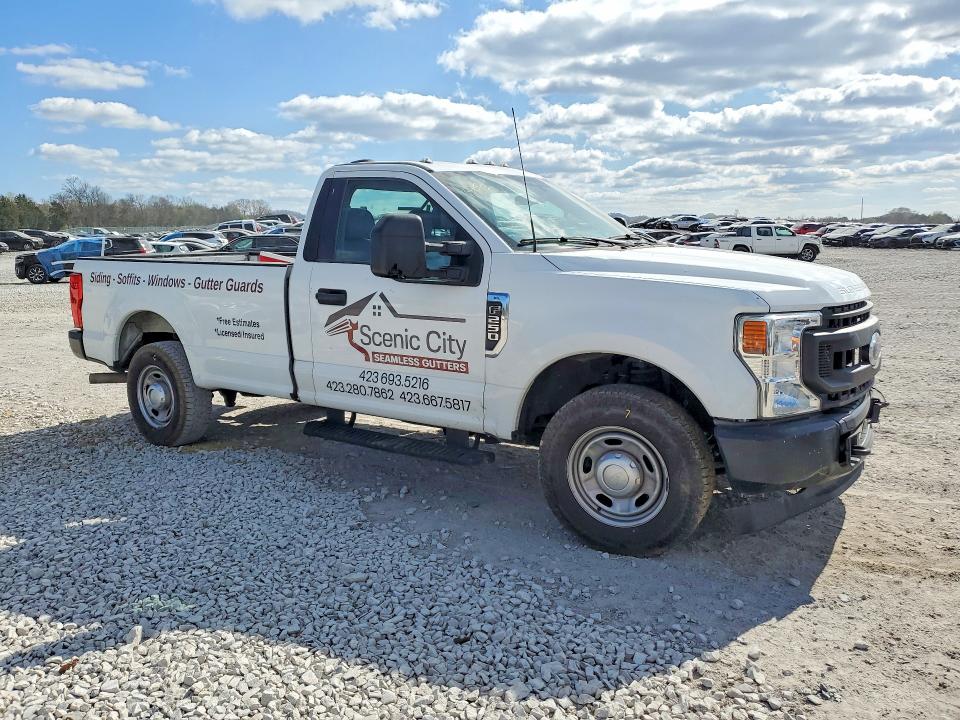2022 Ford F-250 super duty VIN 1FTBF2A64NEG43421 COPART salvage auction — FRONT END, Salvage Title, sold $7,300 on 2026-09-01 (photo 4)