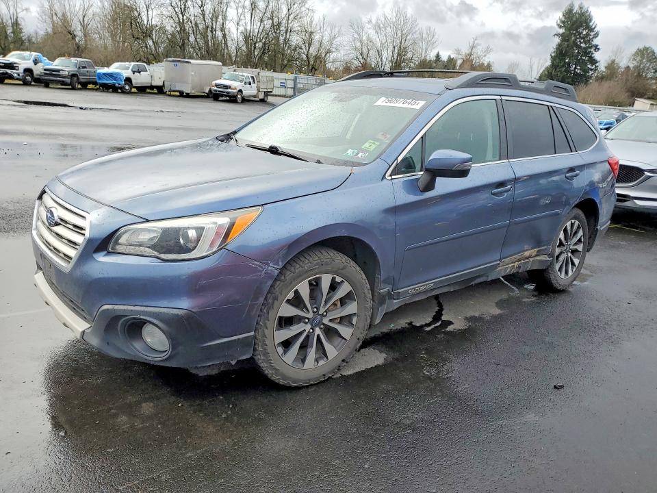 2015 Subaru Outback VIN 4S4BSANC0F3288360 COPART salvage auction — SIDE, Or - Lien Papers Salvage, sold $125 on 2026-06-29 (photo 1)