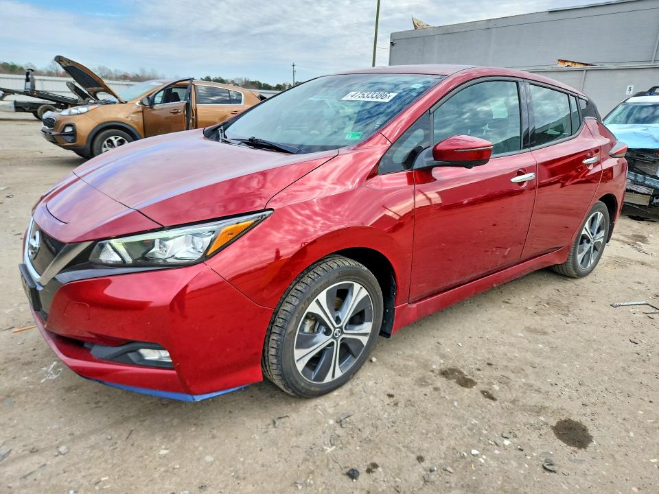 2021 Nissan Leaf VIN 1N4BZ1DV2MC555066 COPART salvage auction — SIDE, Va - Cert Of Title - Salvage, sold $7,200 on 2026-07-15 (photo 1)