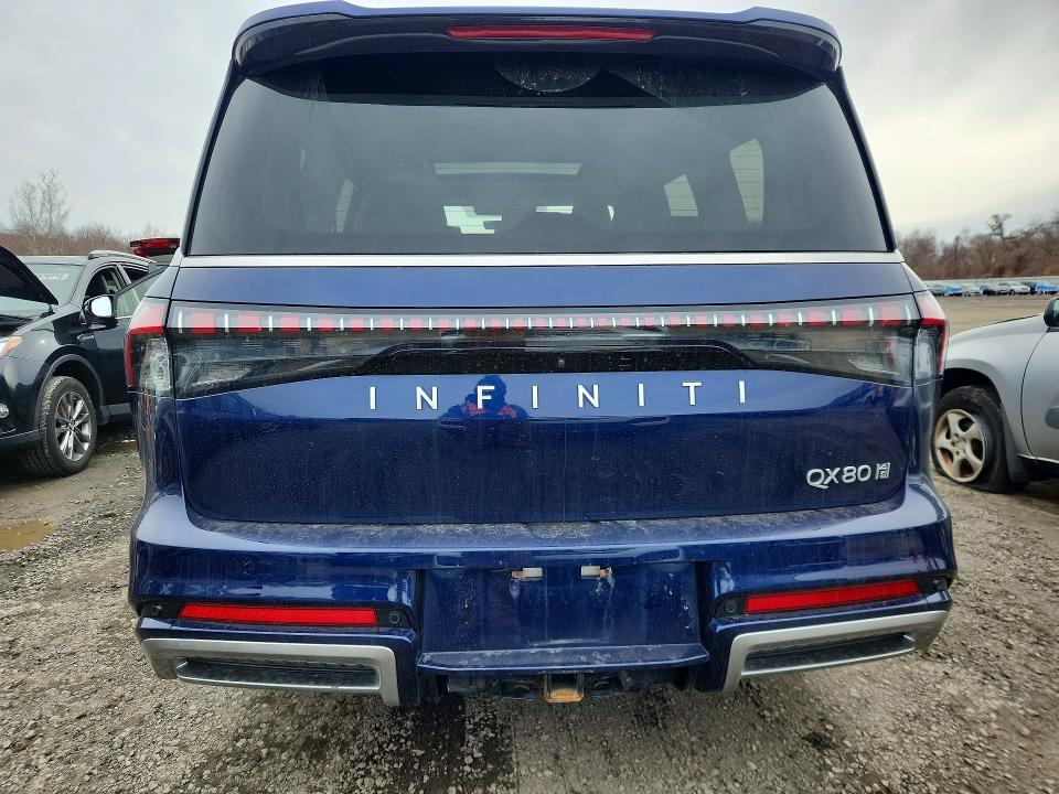 2025 Infiniti Qx80 VIN JN8AZ3BE5S9700278 COPART salvage auction — FRONT END, Ma - Cert Of Title-Salvage, sold $38,750 on 2026-07-22 (photo 6)