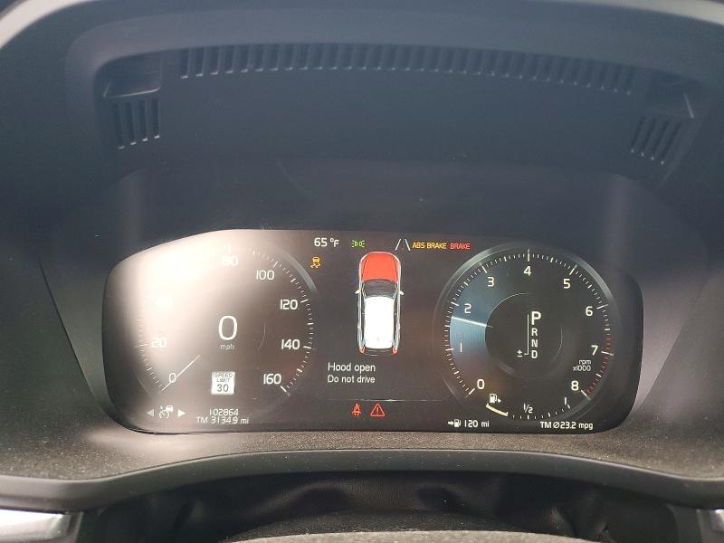2019 Volvo Xc60 VIN LYV102RKXKB213984 COPART salvage auction — FRONT END, IN - CERT OF TITLE-SALVAGE TITLE, sold $7,600 on 2026-07-28 (photo 9)