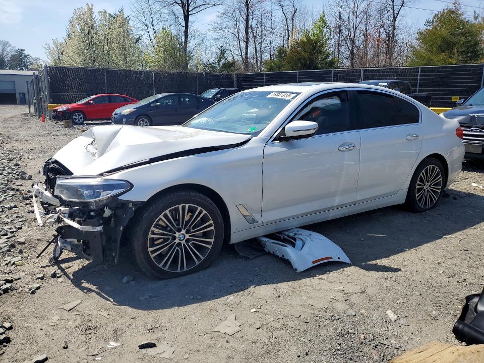 2018 BMW 5er VIN WBAJA5C56JG898342 COPART salvage auction — FRONT END, MD - CERT OF SALVAGE > 75% DAMAGE, sold $3,500 on 2026-07-10 (photo 1)