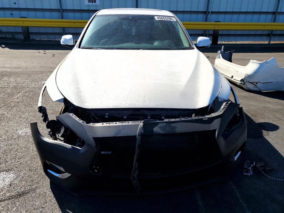 2019 Infiniti Q50 VIN JN1EV7AP6KM543279 COPART salvage auction — VANDALISM, Ca - Non-Repairable Vehicle Cert, sold $450 on 2026-07-27 (photo 5)