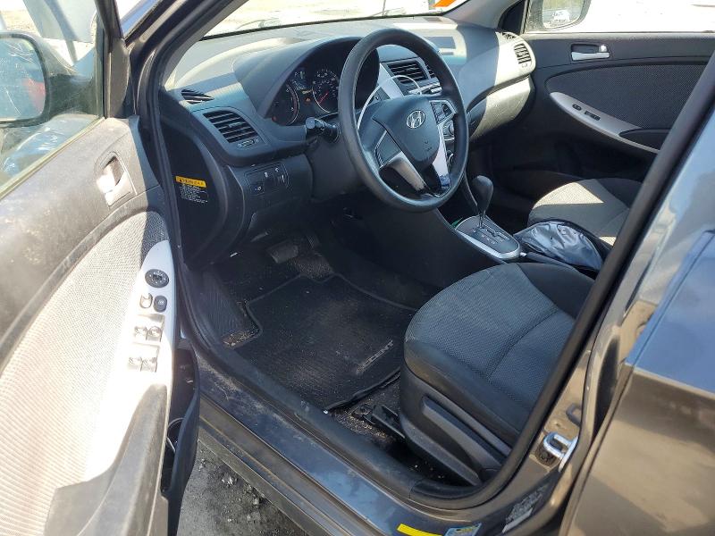 2013 Hyundai Accent VIN KMHCT5AE1DU088594 COPART salvage auction — FRONT END, Pa - Certificate Of Salvage, sold $500 on 2026-07-13 (photo 8)