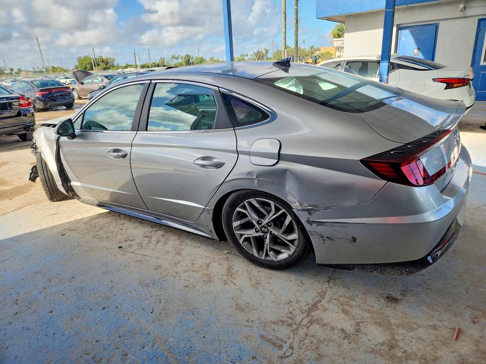 2020 Hyundai Sonata VIN 5NPEL4JA6LH010907 COPART salvage auction — FRONT END, Salvage Title, sold $1,950 on 2026-07-09 (photo 2)