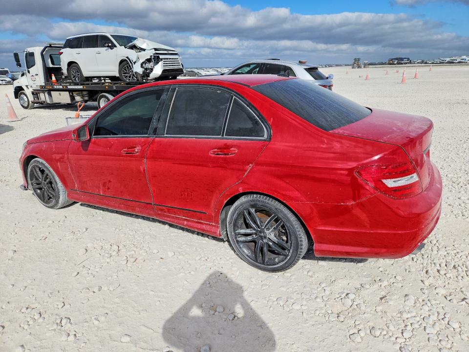 2014 Mercedes-benz VIN WDDGF4HB6EA962157 COPART salvage auction — FRONT END, Tx - Certificate Of Title, sold $700 on 2026-08-06 (photo 2)