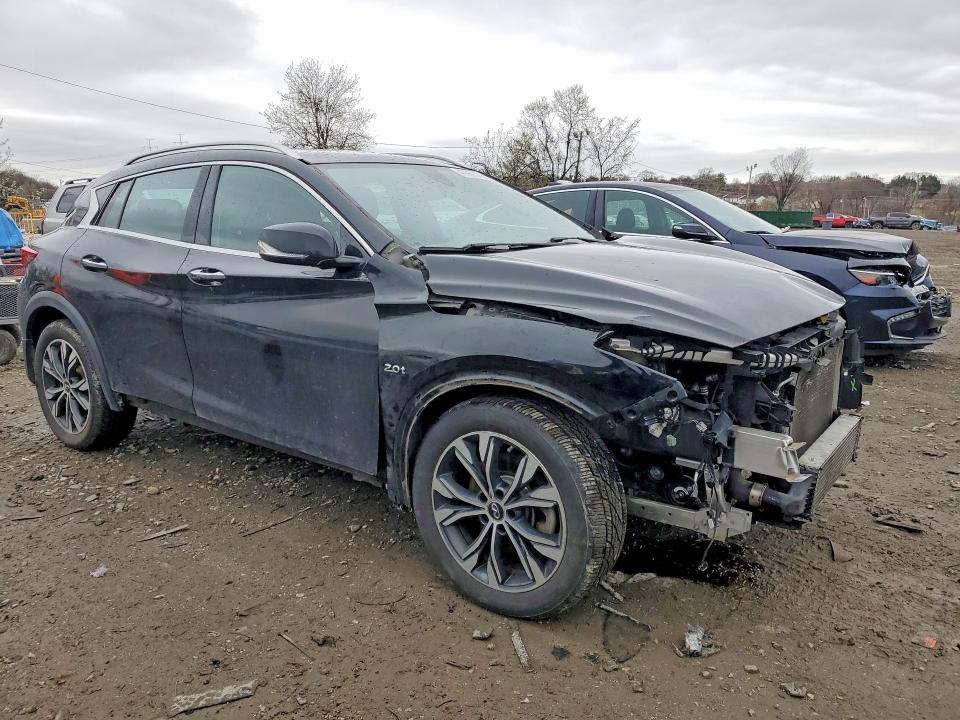 2018 Infiniti Qx30 VIN SJKCH5CR5JA055257 COPART salvage auction — FRONT END, Md - Cert Of Salvage > 75% Damage, sold $200 on 2026-07-23 (photo 4)