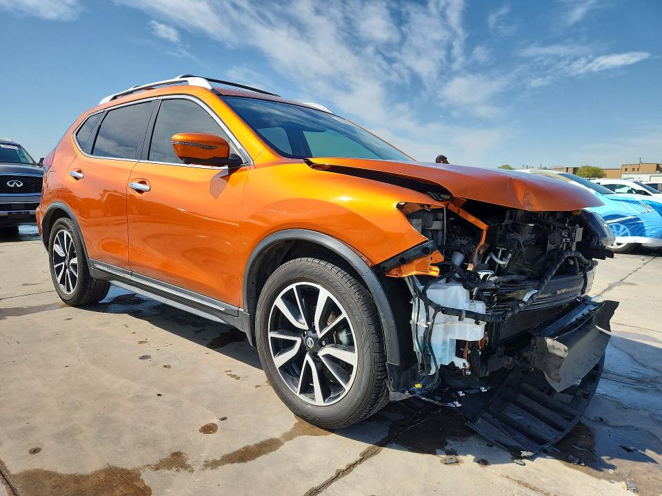 2018 Nissan Rogue VIN JN8AT2MT5JW490658 COPART salvage auction — FRONT END, Tx - Certificate Of Title, sold $3,200 on 2026-07-27 (photo 4)