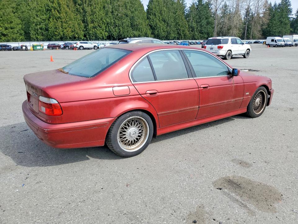 2001 BMW 5 series VIN WBADT43431GX20140 COPART salvage auction — FRONT END, Wa - Vehicle Cert Of Ownership-Titl, sold $1,300 on 2026-08-10 (photo 3)