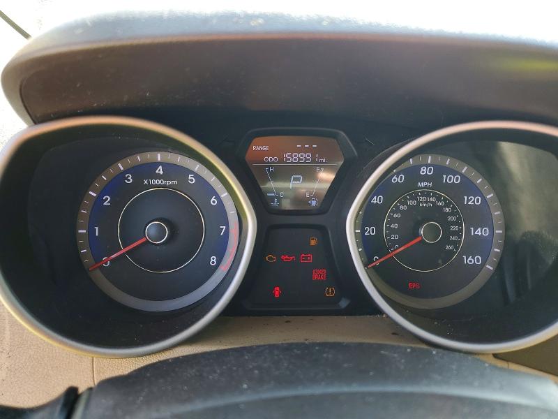 2012 Hyundai Elantra VIN KMHDH4AE0CU433662 COPART salvage auction — VANDALISM, MD - CERT OF SALVAGE > 75% DAMAGE, sold $400 on 2026-07-30 (photo 9)