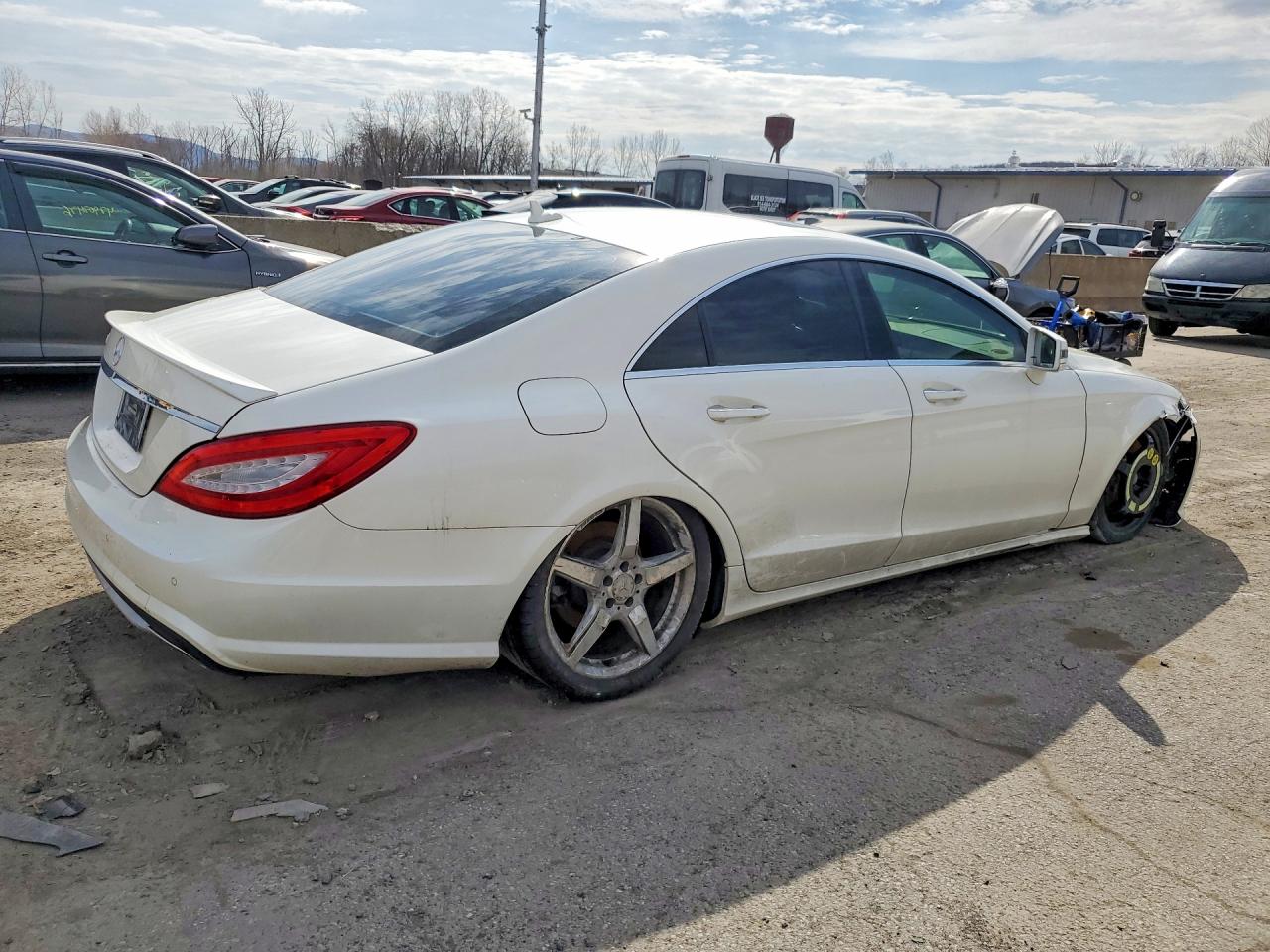 2014 Mercedes-Benz CLS-Class VIN WDDLJ7DB4EA100222 COPART salvage auction — Front End, WV - CERTIFICATE OF TITLE, sold $3,500 on 2026-04-24 (photo 3)