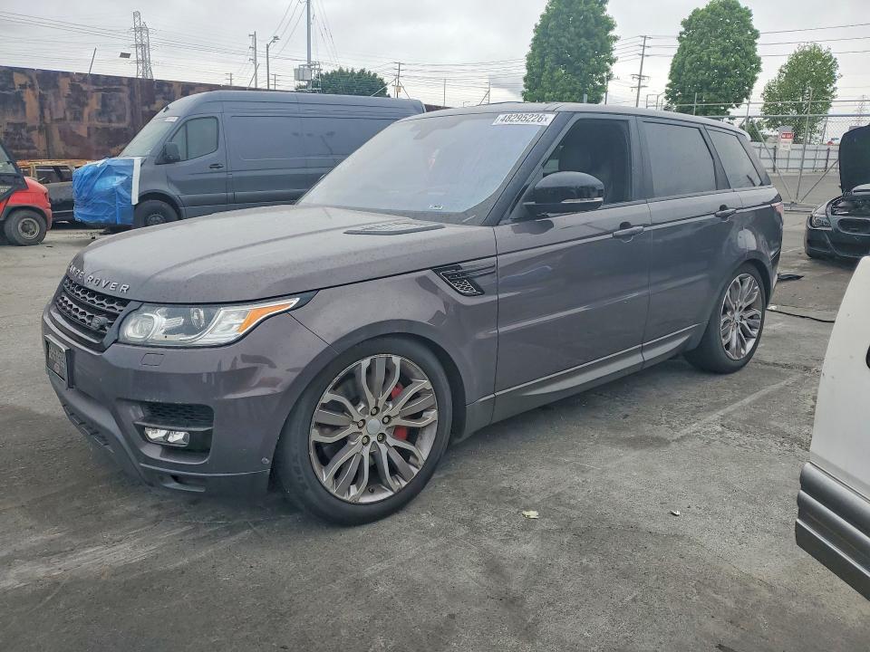 2016 Land rover Range rover sport VIN SALWR2EF8GA570642 COPART salvage auction — MECHANICAL, Ca - Dis/Dlr/Exp Only Clean Title, sold $4,750 on 2026-07-27 (photo 1)