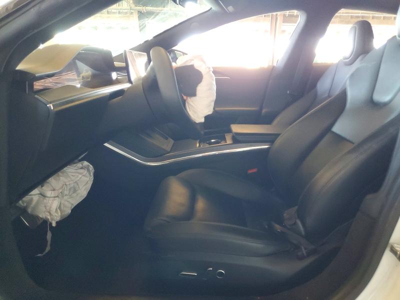 2022 Tesla Model s VIN 5YJSA1E67NF468812 COPART salvage auction — FRONT END, Ca - Salvage Certificate, sold $12,300 on 2026-07-02 (photo 7)