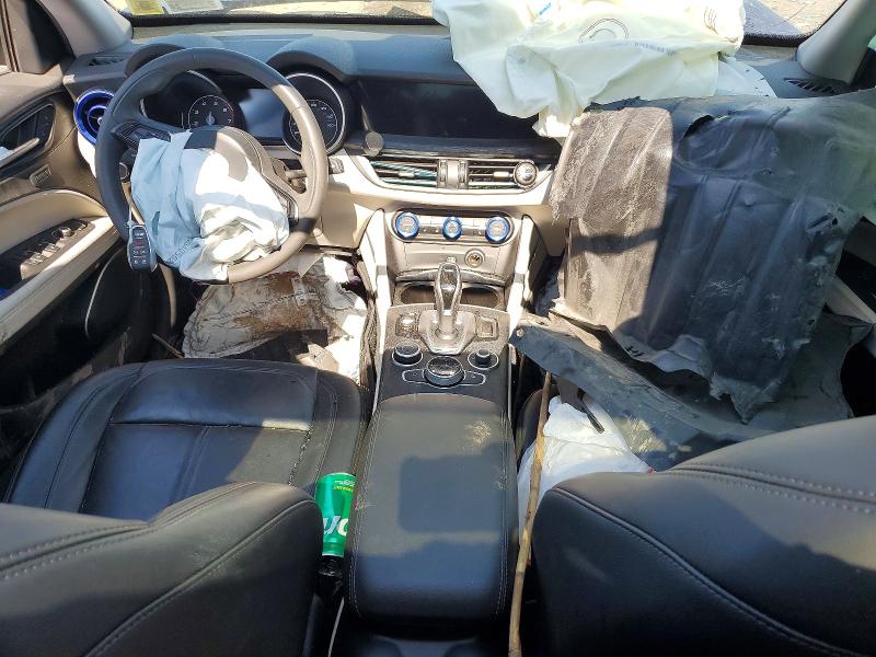 2021 Alfa romeo Stelvio VIN ZASPAKAN3M7D18507 COPART salvage auction — FRONT END, NY - MV-907A SALVAGE CERTIFICATE, sold $400 on 2026-07-02 (photo 8)
