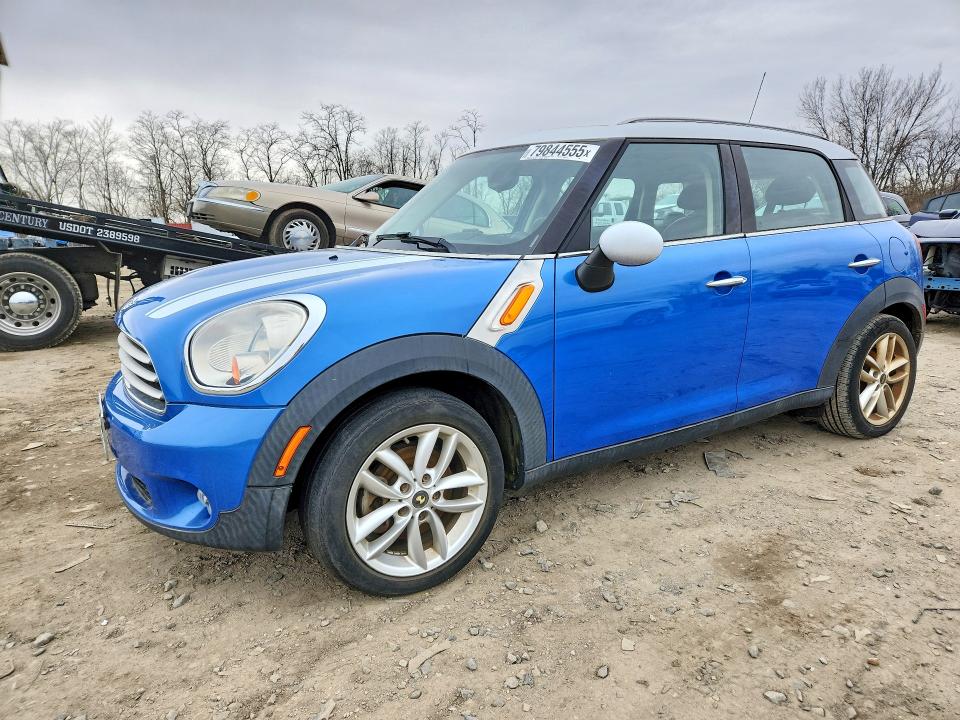 2012 Mini Cooper VIN WMWZB3C5XCWM03007 COPART salvage auction — MINOR DENT/SCRATCHES, Md - Parts Only-No Title Letter, sold $375 on 2026-08-11 (photo 1)