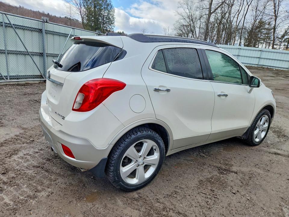 2015 Buick Encore VIN KL4CJGSB0FB051278 COPART salvage auction — WATER/FLOOD, Vt - Cert Of Title-Salvage Vehicle, sold $725 on 2026-07-06 (photo 3)