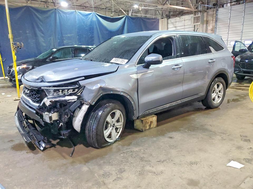 2022 Kia Sorento VIN 5XYRGDLC5NG085239 COPART salvage auction — FRONT END, MI - CERT OF TITLE-SALVAGE VEHICLE, sold $300 on 2026-07-28 (photo 1)