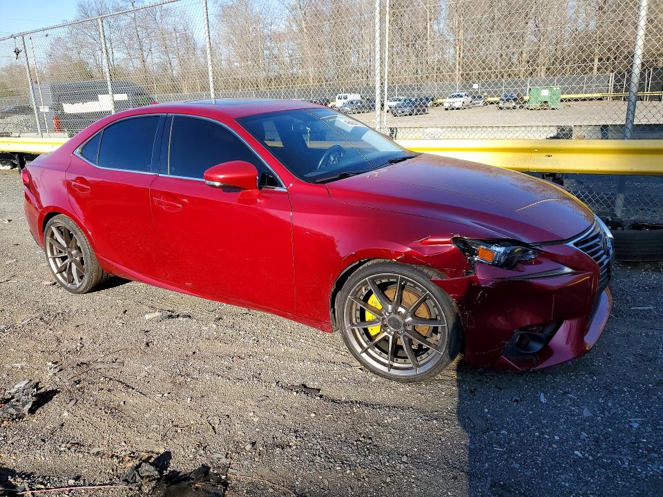 2014 Lexus Is VIN JTHBF1D24E5037568 COPART salvage auction — FRONT END, MD - CERT OF SALVAGE > 75% DAMAGE, sold $4,600 on 2026-07-10 (photo 4)