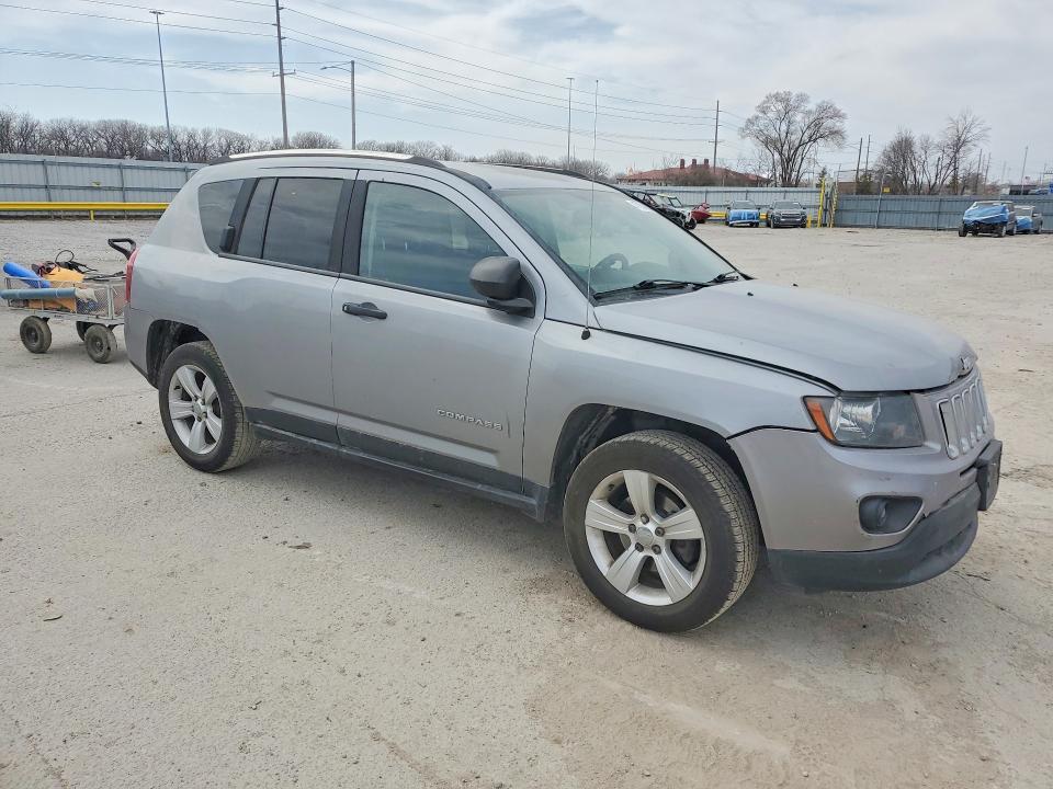 2014 Jeep Compass VIN 1C4NJCBB0FD110714 COPART salvage auction — FRONT END, Ia - Cert Of Title-Salvage Title, sold $1,950 on 2026-07-10 (photo 4)