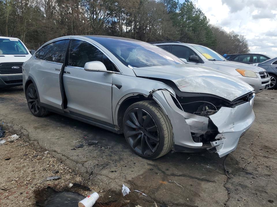 2018 Tesla Model x VIN 5YJXCBE43JF127275 COPART salvage auction — FRONT END, Ga - Cert Of Title-Rebuilt Salvage, sold $7,200 on 2026-07-10 (photo 4)