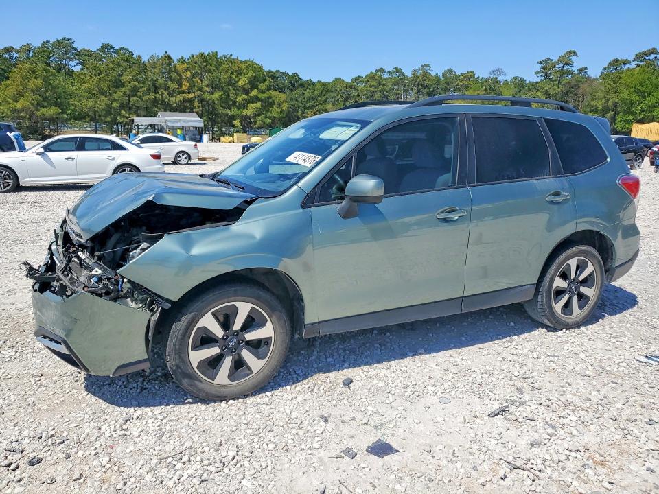 2018 Subaru Forester VIN JF2SJAEC9JH561140 COPART salvage auction — FRONT END, Tx - Certificate Of Title, sold $2,700 on 2026-07-07 (photo 1)