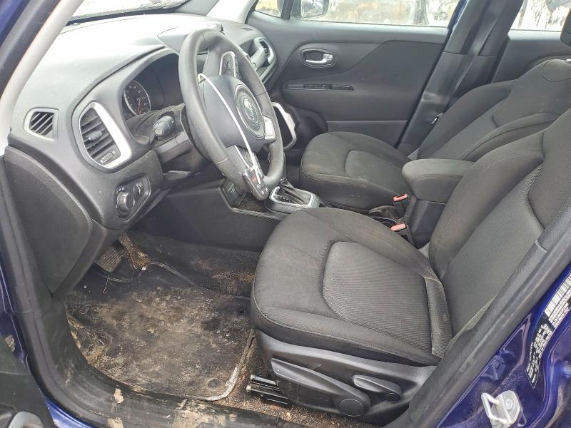 2018 Jeep Renegade VIN ZACCJBAB5JPG72489 COPART salvage auction — FRONT END, Ny - Mv907A-Parts Only W/Lienholder, sold $625 on 2026-07-15 (photo 7)