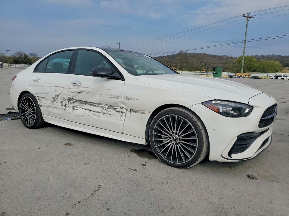 2023 Mercedes-benz C-klasse VIN W1KAF4GB2PR147871 COPART salvage auction — SIDE, Tn - Salvage Certificate, sold $300 on 2026-07-22 (photo 4)