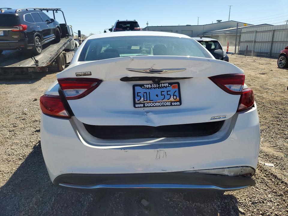 2015 Chrysler 200 VIN 1C3CCCAB6FN655866 COPART salvage auction — FRONT END, Nv - Salvage Title, sold $375 on 2026-07-16 (photo 6)