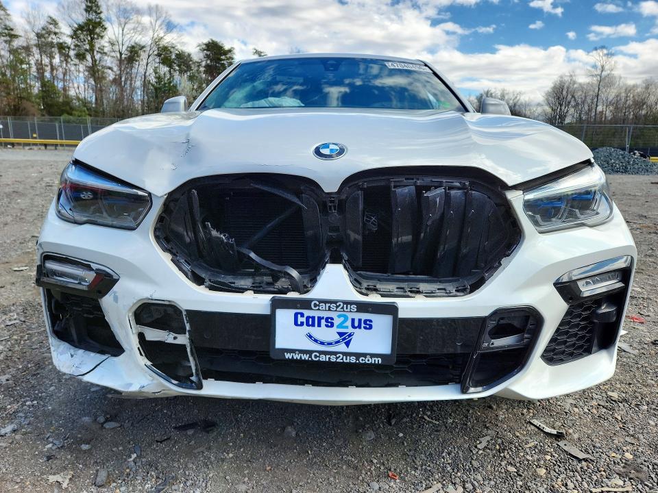 2020 BMW X6 VIN 5UXCY8C07L9B64492 COPART salvage auction — FRONT END, Md - Cert Of Salvage > 75% Damage, sold $22,600 on 2026-07-24 (photo 5)