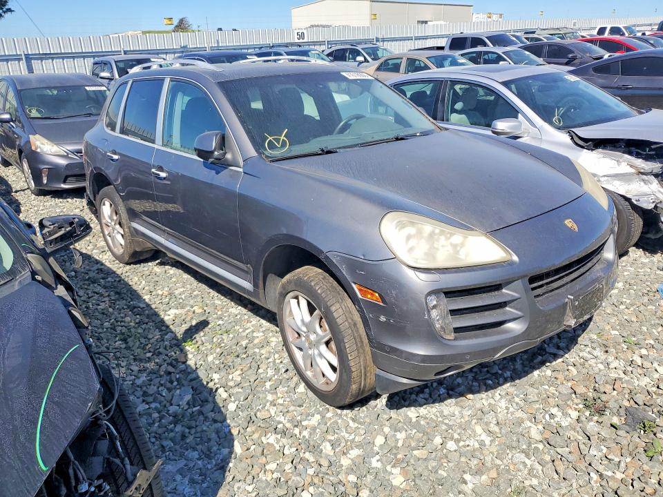 2008 Porsche Cayenne VIN WP1AB29P08LA30795 COPART salvage auction — REAR END, Ca - Dis/Dlr/Exp App For Dup Clean, sold $325 on 2026-07-02 (photo 4)